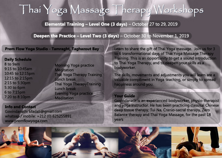 Thai Yoga Massage Workshop